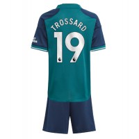 Arsenal Leandro Trossard #19 Tredjedraktsett Barn 2023-24 Kortermet (+ Korte bukser)